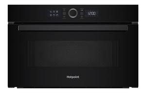 Hotpoint HMD44MBUK B/I 1000W Microwave & Grill - Black